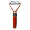 Luxury Pet Grooming Experience with 40 Teeth Dematting Rake for Dogs and Cats