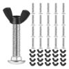 M6 Pet Carrier Fasteners Universal Replacement Kit for Pet Crate and Kennel Hardware