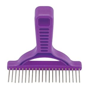 Machine Brush for Dogs with Smooth Rotating Teeth for Easy Hair Removal