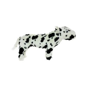 Machine Washable Cow Toy with Strong Seams and Durable Material