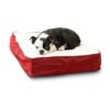 Machine Washable Dog Bed with Orthopedic Foam and Luxurious Sherpa Panel for Small Dogs