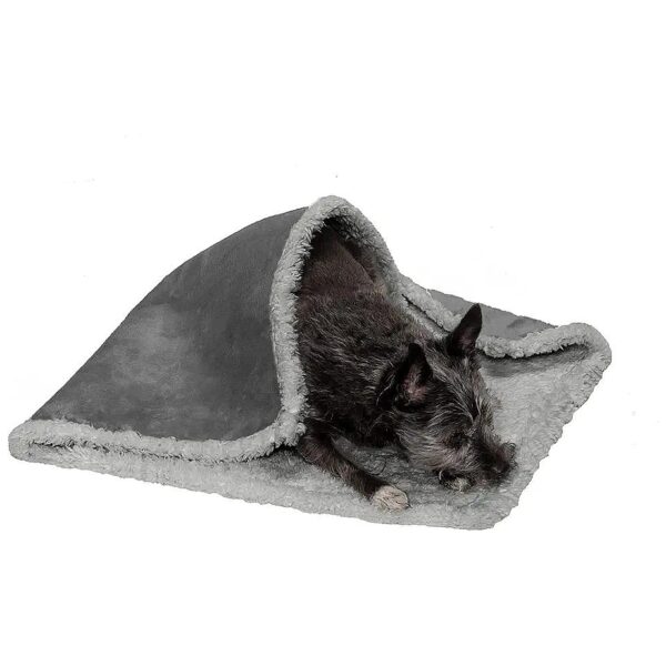 Machine Washable Self-Warming Dog Throw Blanket for Indoor Pets with Reflective Heat