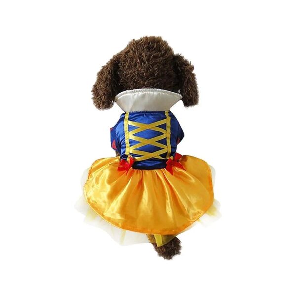 Machine-Washable Snow Dog Costume for Halloween or Christmas Party