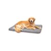 Machine Washable and Dryable Dog Crate Bed with Removable Cover and Orthopedic Support