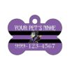 Made Customizable Dog Tag with Name, Number, and Font Options