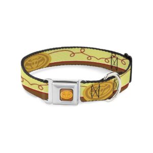 Made Dog Collar with Seatbelt Buckle and Magnetic Closure 18-32 Inches 5 Wide Multicolor