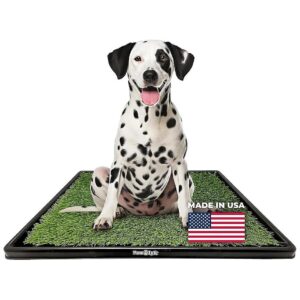 Made Dog Pee Grass Pad with Tray for Balcony, Patio, and Indoor Use, Easy to Clean