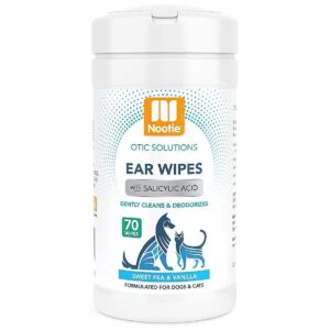 Made Ear Wipes for Cats and Dogs with Salicylic Acid Treatment for Ear Issues