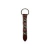 Made in USA Metal Sleigh Bell and Brown Leather Strap Dog Training Accessory