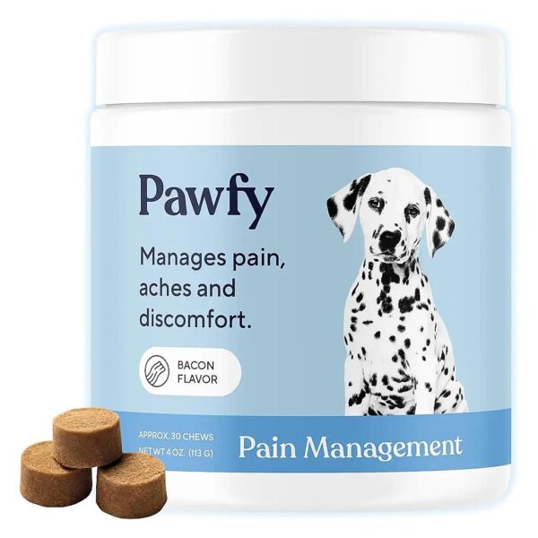 Made in USA Pain Relief Chews with Willow Bark and Cat's Claw for Fast Recovery