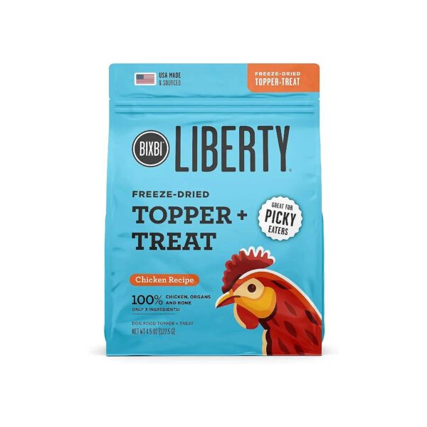 Made in the USA Freeze Dried Dog Food Topper with Cage-Free Chicken and Organs