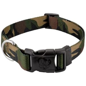 Made in the USA Woodland Camouflage Collar for Small to Medium-Sized Dogs