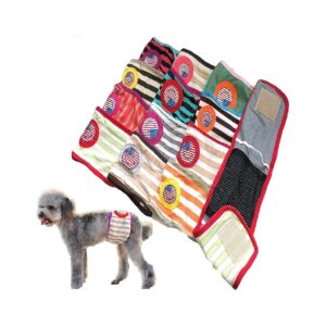 Male Dog Diaper Kit with Random Colors for Small Pets