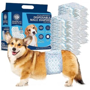 Male Dog Disposable Diapers with Wetness Indicator and Leakproof Protection