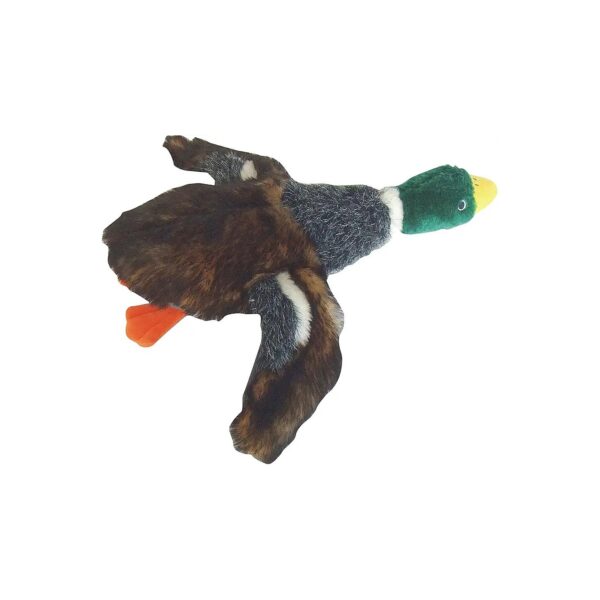 Mallard Duck Squeaker Toy for Dogs 17-Inch with Multi-Color Patchwork