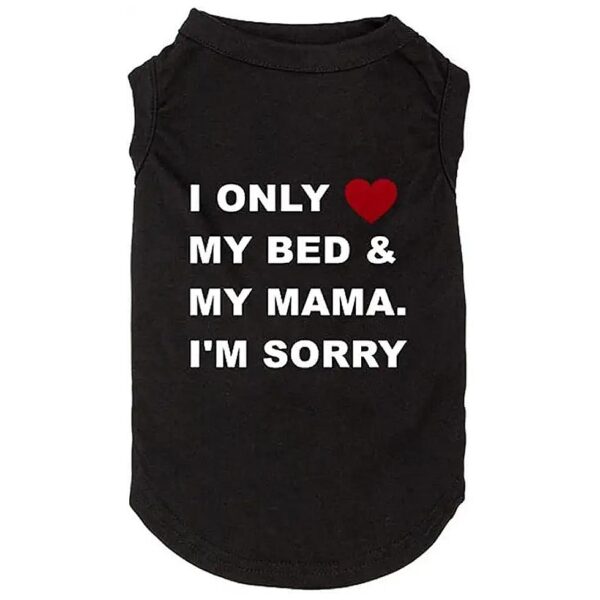 Mama's Boy Slogan Printed Dog Vest for Small Large Dogs Gift