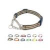 Martingale Collar for Dogs Nylon Webbed Stainless Steel Chain Small Medium Large Sizes