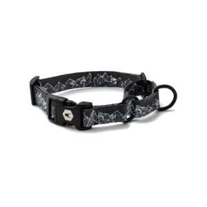 Martingale Dog Collar with WolfMtn Print Design for Small to Large Size Dogs