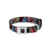 Marvel Avengers Superhero and Villain Adjustable Buckle Dog Collars Small Breed