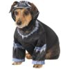 Marvel Superhero Pet Costume Black Panther Dog Shirt Boots