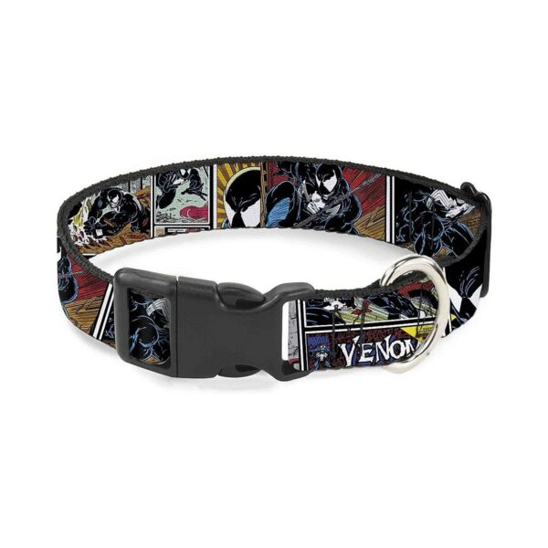 Marvel Venom Comic Book Panels Dog Collar for Small Size Dogs