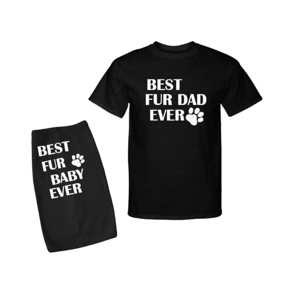 Matching Dog Owner Tees for Pet Loving Adults Complimenting Canine Styles