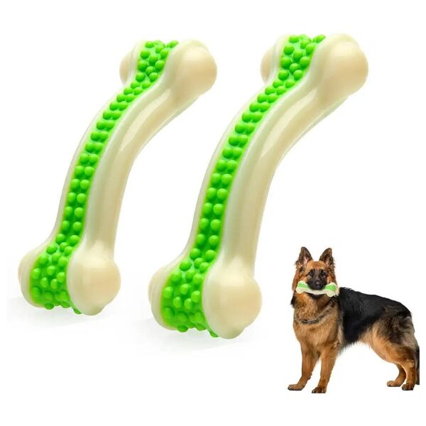 Meaty Nylon Dog Chew Toys for Aggressive Chewers and Teething Puppies