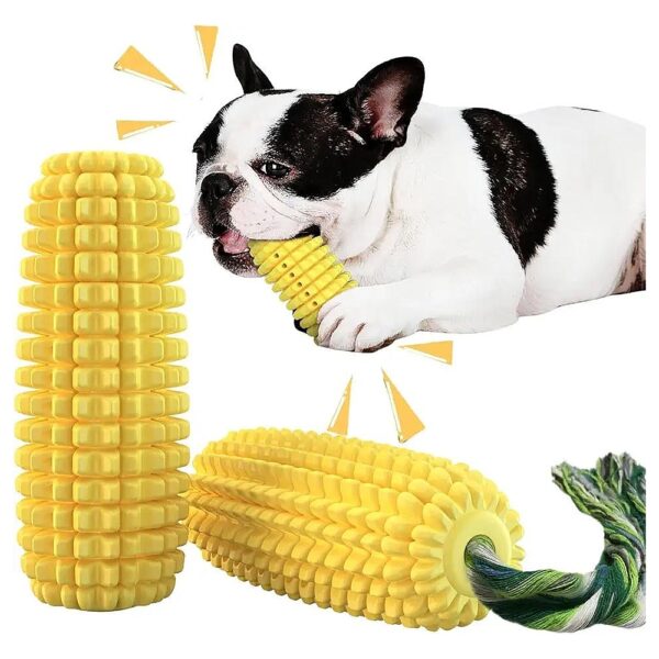 Medium Breed Puppies Must-Have Corn Inspired Dog Chew Toys for Aggressive Chewers