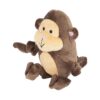 Medium Brown Monkey Toy for Cuddling and Playing with Dogs