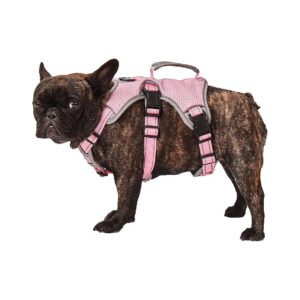 Medium Dog Escape Proof Harness with Reflective Strap and Adjustable Breathable Vest