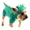 Medium Green Dinosaur Costume for Small Dogs like Chihuahua and Beagle