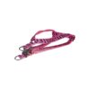 Medium Pink Zebra Dog Harness Made in USA