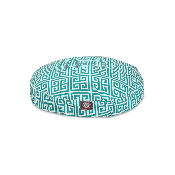 Medium Round Indoor Outdoor Pet Bed with Removable Washable Cover