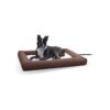 Medium Size Heated Outdoor Dog Bed with Orthopedic Foam Base for Comfort