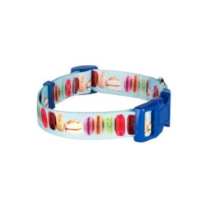 Medium Size Macaroon Cake Dog Adjustable Collar for 5-20 Neck