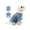 Medium Size Pet Dog Clothes with Soft Corduroy Fabric and Fleece Lining for Extra Warmth