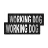 Medium Size Reflective Printed Lettering Patches for Working Dog Vest