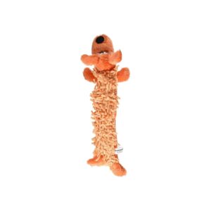 Medium Size Squeak Toy Plush Shaggy Assorted Colors