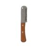 Medium Teeth Stripping Knife with 3 Inch Hardened Stainless Steel Blade and Wooden Handle