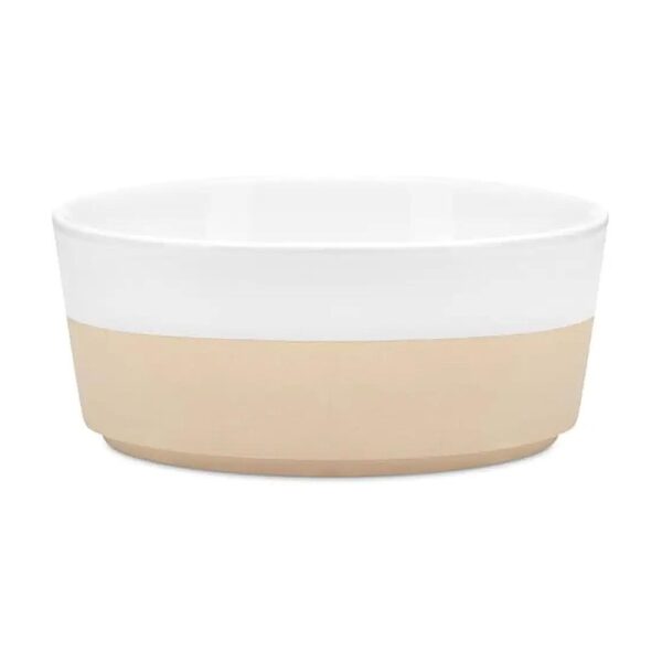 Medium and Large Breed Pet Food and Water Bowls Made of Durable Ceramic Material