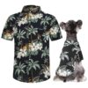 Medium and Large Dog Essentials Hawaiian Pet Summer Shirt with Floral Print