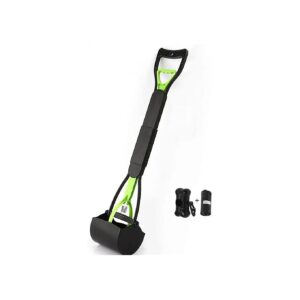 Medium and Large Dog Pooper Scooper with 28 Inch Long Handle for Easy Waste Collection