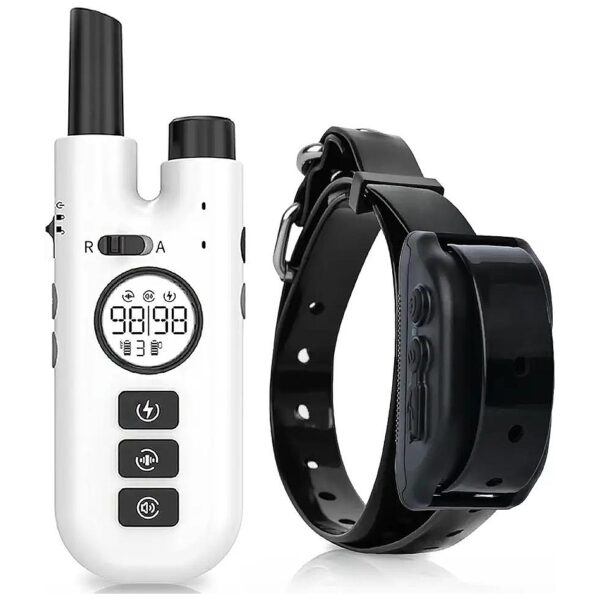 Medium, and Large Dogs with 2-in-1 Anti-Barking and Training Collar