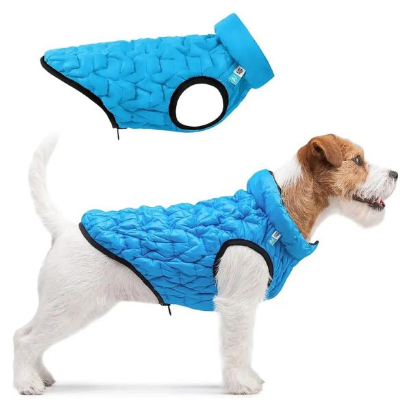 Medium to Large Dog Waterproof Insulated Puffer Jacket Reversible Windproof Coat