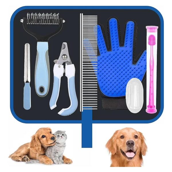 Medium to Large Pet Dog Cat Puppy Grooming and Bathing Essentials Kit