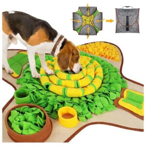 Mega Snuffle Mat for Large Breed Dogs with Soft Fleece and Easy Cleaning