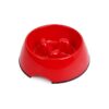 Melamine Slow Feeder Dog Bowl, 1 Cup, Reduces Gulping and Chokey, Perfect for Fast Eaters