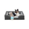 Memory Foam Large Dog Bed with Bolsters and Cooling Gel for Large Dogs