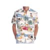 Men's Dog Hawaiian Shirt with Playful Button-Down Design for Summer Vacation