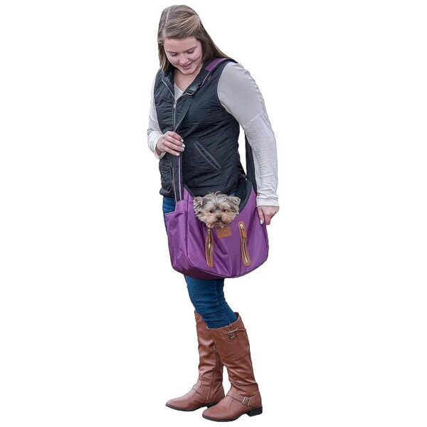 Mesh Pet Carrier with Adjustable Comfort Strap for Cats and Dogs of All Sizes